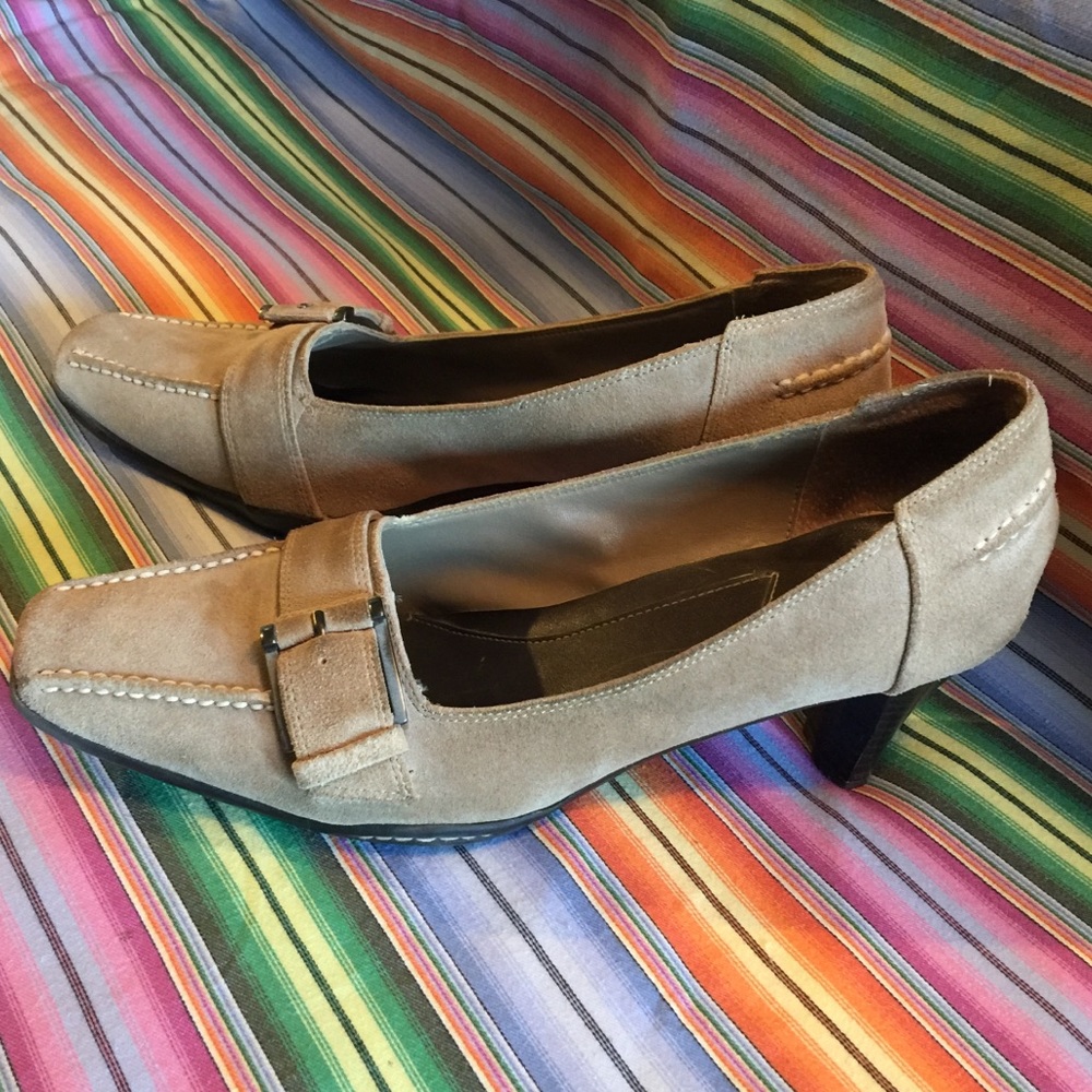 Suede Heels